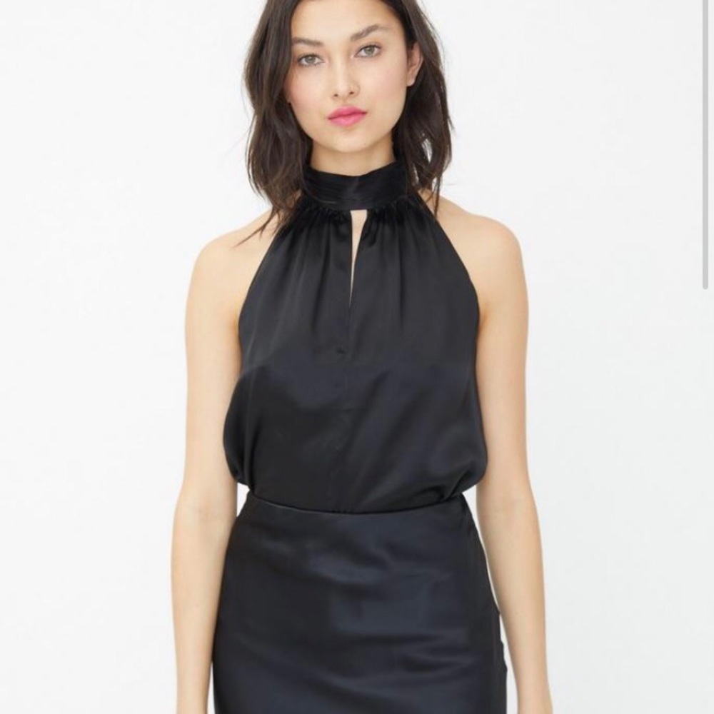NWT generation love jordyn silk choker top